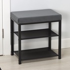 Банкетка «Торонто 13S», 47×30×49 см, каркаса графит, сиденье серое - Фото 1