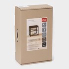 Банкетка «Торонто 13S», 47×30×49 см, каркаса чёрный, сиденье серое - Фото 5