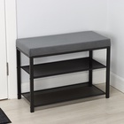 Банкетка «Торонто 23S», 67×30×49 см, каркас графит, сиденье серое - Фото 3