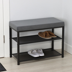 Банкетка «Торонто 23S», 67×30×49 см, каркас графит, сиденье серое - Фото 10