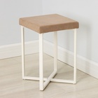 Табурет «Торонто», 33×33×48 см, цвет каркаса белый, цвет сиденья бежевый - фото 26907008