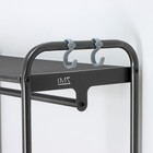 Гардеробная система «Валенсия 1», сталь, 109×30×155,5 см, цвет графит - Фото 4