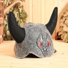 Шлем викинга "Дракон", полушерсть - фото 4738289