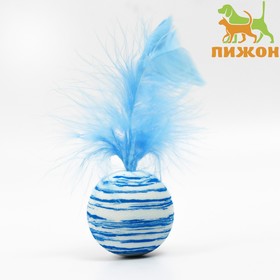 Игрушка для кошек "Водоворот" 4,2 см, голубая