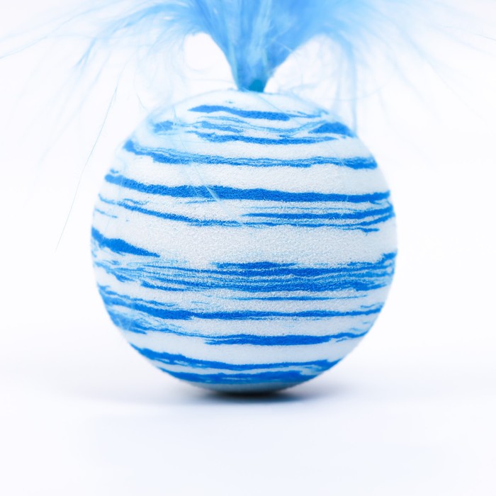 Игрушка для кошек "Водоворот" 4,2 см, голубая