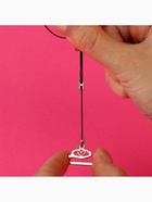 Лямки для бюстгальтера, силиконовые, фурнитура металл, 1 мм, 40 см, пара, чёрные (комплект 2 шт) - фото 42405034