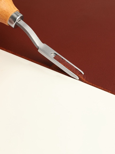 Бевеллер французского типа, для кожи, 16.5 см, отверстие 5.8 мм