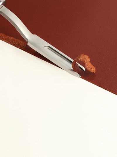 Бевеллер французского типа, для кожи, 16.5 см, отверстие 5.8 мм