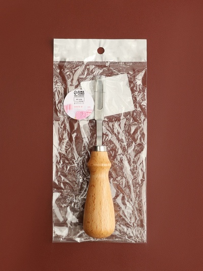 Бевеллер французского типа, для кожи, 16.5 см, отверстие 5.8 мм