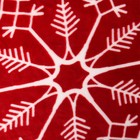 Плед LoveLife "Снежинки" 150*200 см,100% п/э, велсофт 280 гр/м2 - фото 29803197