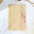 Циновка Макису для приготовления суши и роллов/коврик бамбуковый «Цветы», 22 х 24 см - Фото 3