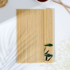Циновка Макису «Бамбук», 22 х 24 см - Фото 3