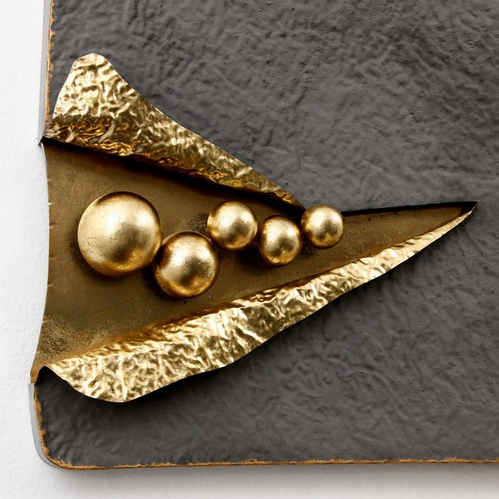 Декор настенный металл "Золотоискатели" 63х9х100 см - фото 1926876429