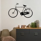 Декор настенный металл "Велосипед" черный 108х8х67 см - фото 2152018
