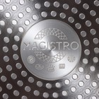 Сковорода гриль квадратная Magistro Flame, 28×28 см, антипригарное покрытие, индукция - Фото 7