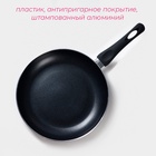 Сковорода Доляна Basic, d=28 см, антипригарное покрытие, индукция, чёрная - Фото 2