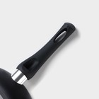 Сковорода Доляна Basic, d=28 см, антипригарное покрытие, индукция, чёрная - Фото 4