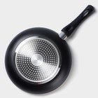 Сковорода Доляна Basic, d=28 см, антипригарное покрытие, индукция, чёрная - Фото 6