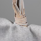 Корзина, 38 х 38 х 16/30 см, лоза, ткань - фото 24622622