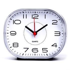 Часы - будильник настольные "Классика", дискретный ход, 12 х 10.5 см, АА