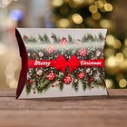 Коробка складная "Merry christmas"  11 х 8 х 2 см - Фото 1