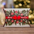 Коробка складная, подарочная новогодняя Merry christmas 11×8×2 см - Фото 2