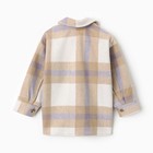 Рубашка детская KAFTAN утеплённая, размер 30 (98-104 см), бежевая - Фото 6