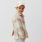Рубашка детская KAFTAN утеплённая, размер 32 (110-116 см), бежевая - Фото 3