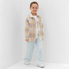 Рубашка детская KAFTAN утеплённая, размер 32 (110-116 см), бежевая - Фото 5