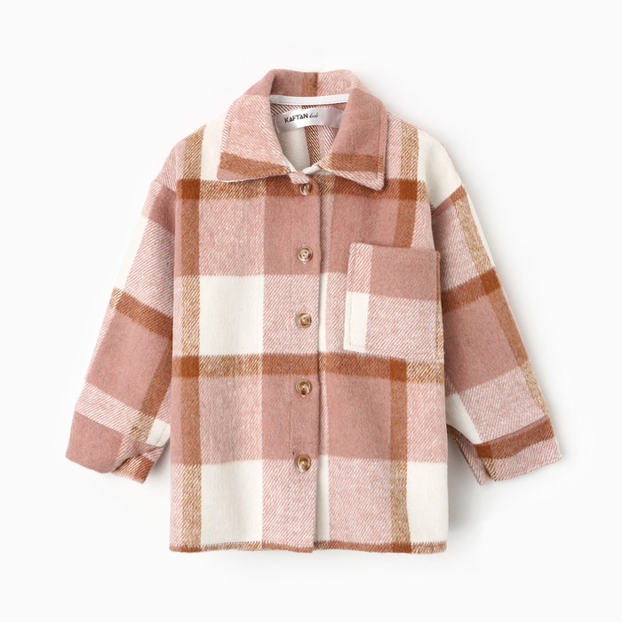 Рубашка детская KAFTAN утепеленная, р. 32 (110-116), розовая