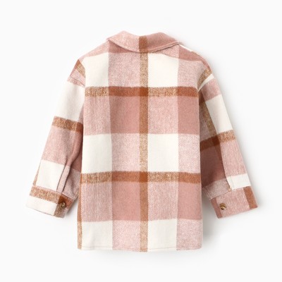 Рубашка для девочки KAFTAN утеплённая, розовая, размер 38 (146-152 см)