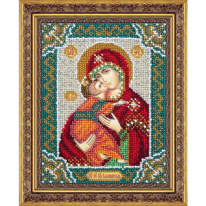 Набор для вышивания бисером «Пресвятая Богородица. Владимирская» - Фото 1
