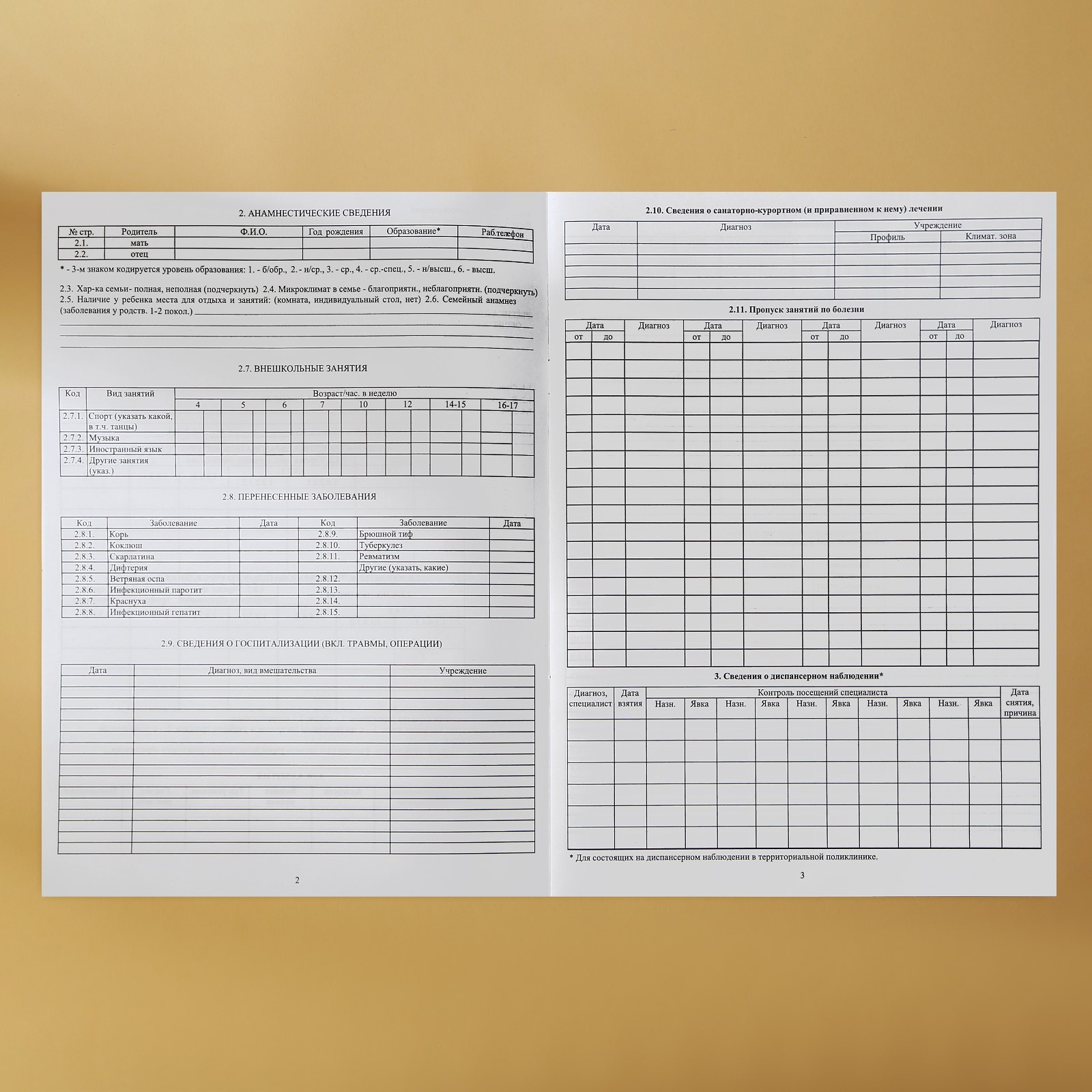 Медицинская карта А4, 16 листов. Форма № 026/у-2000 «Звери» (10018368 ...