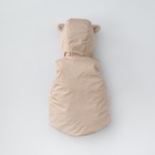 Безрукавка детская утеплённая KinDerLitto «Орсетто», рост 92-98 см, цвет бежевый - Фото 3