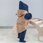 Безрукавка детская утеплённая KinDerLitto «Орсетто», рост 92-98 см, цвет бежевый - Фото 8