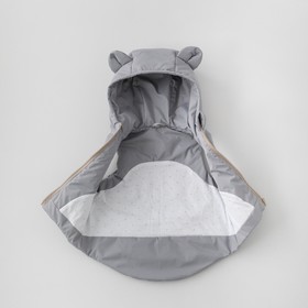 Безрукавка детская утеплённая KinDerLitto «Орсетто», рост 92-98 см, цвет серый
