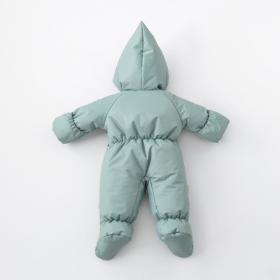 Комбинезон детский зимний KinDerLitto «Домовёнок-1», рост 56-62 см, цвет полынь