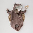 Комбинезон детский KinDerLitto «Пикколино-1», рост 56-62 см, цвет шоколад - фото 109165146