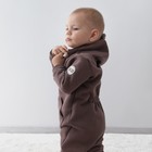 Комбинезон детский KinDerLitto «Пикколино-2», рост 92-98 см, цвет шоколад - Фото 4