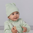Комплект детский KinDerLitto «Пикколино», 2 предмета: шапка, снуд, возраст 1-2 года, цвет оливковый - Фото 4