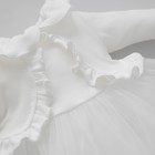 Платье для девочки KinDerLitto «Грета», рост 68-74 см, цвет молочный - Фото 3