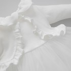 Платье для девочки KinDerLitto «Грета», рост 86-92 см, цвет молочный - Фото 3