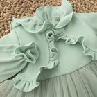 Платье для девочки KinDerLitto «Грета», рост 62-68 см, цвет полынь - Фото 2