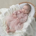 Платье для девочки KinDerLitto «Грета», рост 74-80 см, цвет пудра - Фото 3