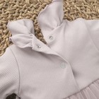 Платье для девочки KinDerLitto «Грета», рост 56-62 см, цвет пыльная сирень - Фото 4