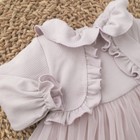 Платье для девочки KinDerLitto «Грета», рост 56-62 см, цвет пыльная сирень - Фото 5