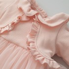 Платье для девочки KinDerLitto «Грета», рост 62-68 см, цвет светло-розовый - Фото 4