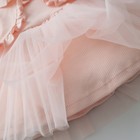 Платье для девочки KinDerLitto «Грета», рост 80-86 см, цвет светло-розовый - Фото 3