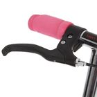 Самокат детский с ручным тормозом, цвет розовый - Фото 2