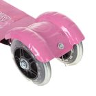 Самокат детский с ручным тормозом, цвет розовый - Фото 3